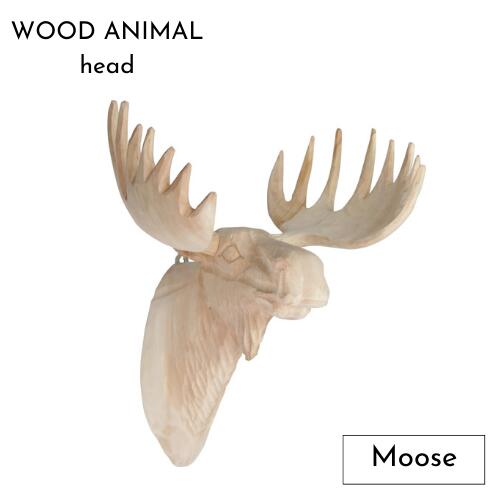 P10ܡڤڡ̵WOOD ANIMAL HEAD Moose¼ѡ0736  ɳݤ  餷 ...