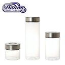 CYLINDER JAR WITH PRESS LID（シリンダージャーウィズプレスリッド）【ダルトン DULTON】調味料 キッチン 容器 ボトル パスタ 保存 保管 スタイリッシュ おしゃれ ステンレス ガラス シンプル 新生活 食洗機 電子レンジ 乾燥機 瓶 ワンタッチ 耐熱 料理 一人暮らし