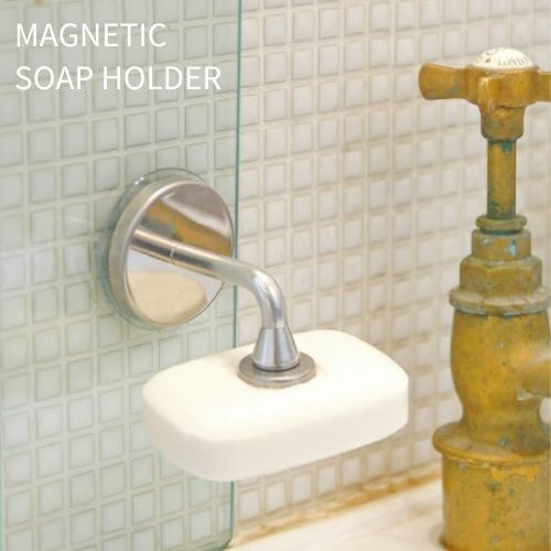 【メーカー取り寄せ】MAGNETIC SOAP HOLDER【ダルトン DULTON】マグネティックソープホルダー 洗面 浮かせる収納 シンプル おしゃれ 水回...