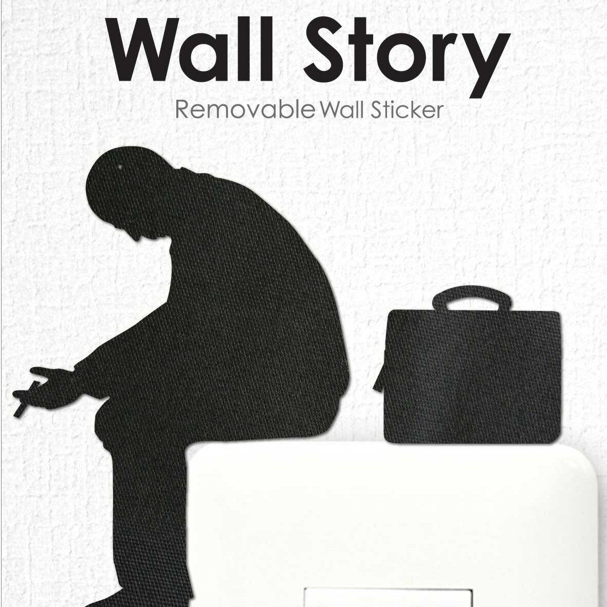 【メール便送料無料】Wall Story ウォールストーリー Wall Sticker ウォールステッカー ウォールシール 壁シール 壁紙 (z)(SUPER)