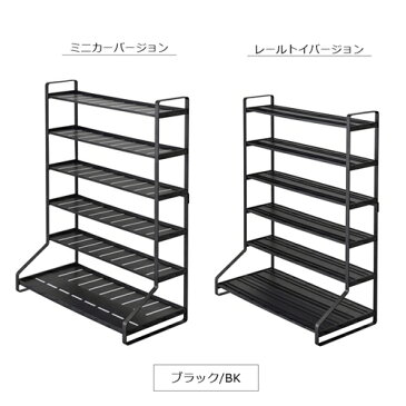 ［新商品・次回入荷3月頃］【送料無料】ミニカー＆レールトイラック タワー【山崎実業 yamazaki】［ホワイト｜ブラック］ tower おもちゃ 収納 トミカ プラレール 車 電車 片付け 子供 コレクション 家族