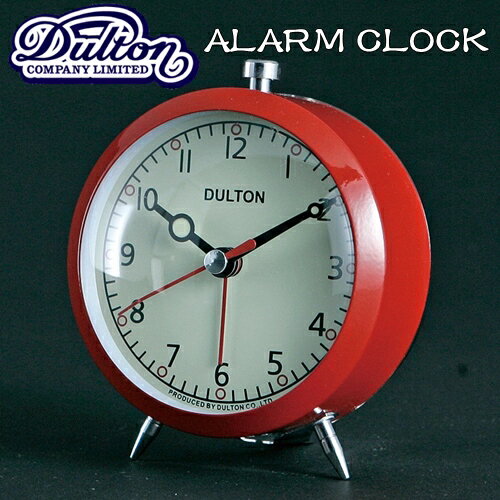 ダルトン 目覚まし時計 アラームクロック(クォーツ)#1 [全6色][PK完売] AlarmClock(Quartz)【ダルトン DULTON】目覚まし時計 西海岸 インダストリアル