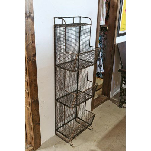 ＼エントリーでP10倍!!／【送料無料】Wire magazine rack ワイヤー マガジンラック【ダルトン DULTON】インテリア 収納 収納カゴ 店舗什器