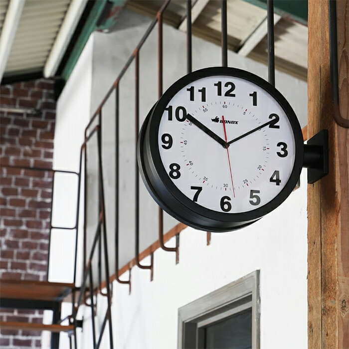 DULTON ダルトン ダブルフェイスウォールクロック DOUBLE FACE WALL CLOCK 掛け時計 壁掛け おしゃれ スウィープムーブメント スイープムーブメント 静音 音がしない リビング ダイニング かわいい アナログ 両面(t)(z)
