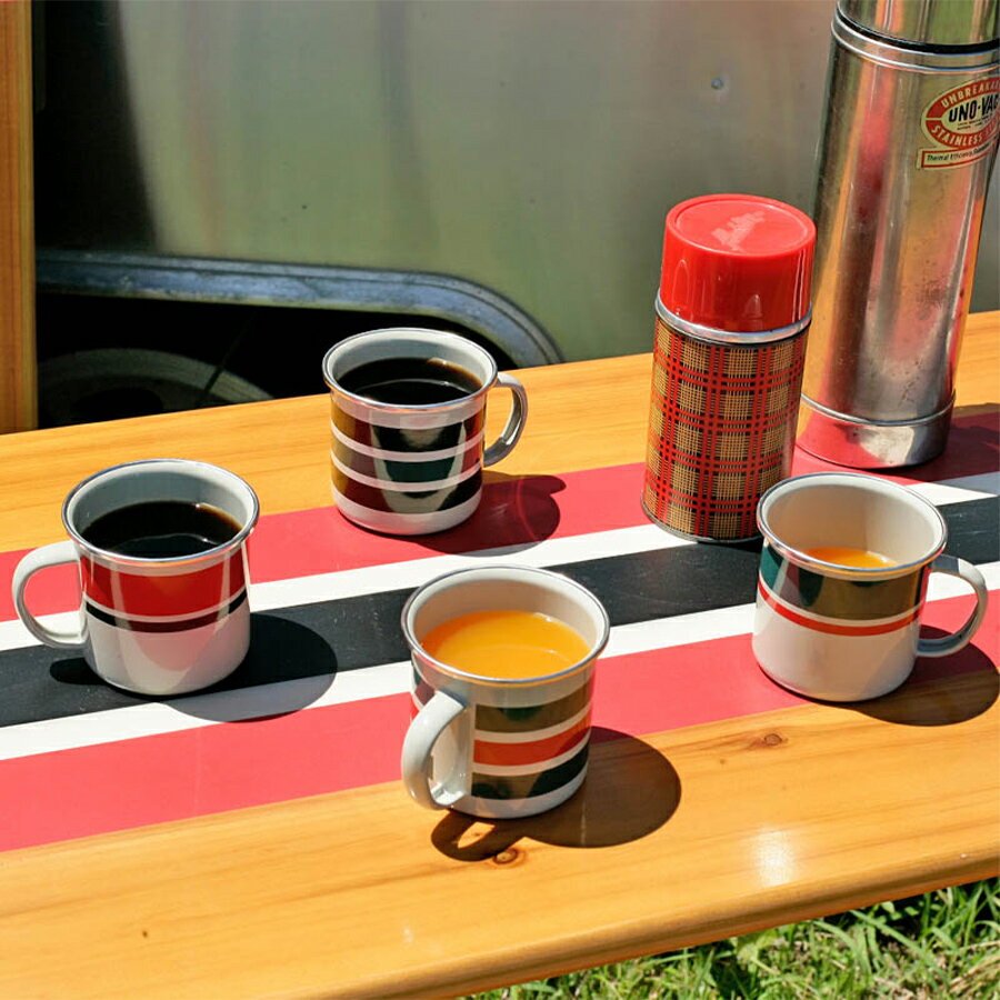 乐天商城 - 【メーカー取り寄せ】ステンレスリム エナメルマグ【ダルトン DULTON】SS RIM ENAMELED MUG マグカップ コーヒーカップ コップ レトロ おしゃれ かわいい ホーロー 琺瑯 食器 テーブルウェア オーブン対応(LOT)