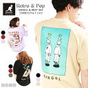 KANGOL カンゴール レトロ tシャツ 半袖 半袖tシャツ メンズ レディース オシャレ かわいい イラスト バックプリント ロゴシャツ プリント きれいめ シンプル人気 おすすめ 春服 夏服 エモい服 エモファッション エモ系 服 メンズ ウエストシー