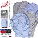 シャツ メンズ 長袖 メンズカジュアルシャツ チェック柄 ストライプ柄 ブランド ALCARZA アルカルザ 日本製 ボタンダウンシャツ 大きめサイズ ワイシャ...