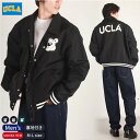 UCLA ナイロンジャケット ブルゾン ジャケット アウター メンズ レディース 服 キャラクター くま ベア ロゴ バックプリント アメカジ ストリート系 古着系 レトロ 韓国 ファッション おしゃれ おすすめ 秋冬 westsea ウエストシー