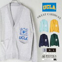 UCLA カレッジ ロゴ スウェット カーディガン メンズ レディース 薄手 春 夏 スエット 学生 ゆったり 古着風 アメカジ カジュアル ブランド トラッド ファッション 春服 夏服 春夏 おしゃれ ユニセックス 男女兼用 ウエストシー westsea