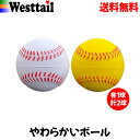 柔らかいボール 野球 ポリウレタンボール 白色 黄色 各1球 69mm 2球 軟式J球サイズ ボール遊び キャッチボール