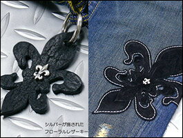 KING BABY & TRUE RELIGION Custom Denim @JOEY-Floral(D.V) トゥルーレリジョン カスタムデニム　シルバー　レザー 【smtb-KD】 【RCP】20P19Dec15