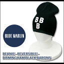 BLUE MARLIN(u[}[) BEANIE@BIRMINGHAM BLACK BARONS BLACK[ABBM1013] o[Vu/jbgX/Xq/b`/싅 jbgLbvy\4,800zyRCPz