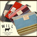 WILL LEATHER GOODS(ウィルレザーグッズ) Weaver's House Zip Pouch @4color ポーチ 化粧ポーチ デジカメケース...