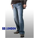 BB LONDON(ビービーロンドン) Denim @Quatro[JX160] メンズ デニム ウォッシュ加工 ゆったり目【\8,580】【YDKG-kd】【smtb-kd】