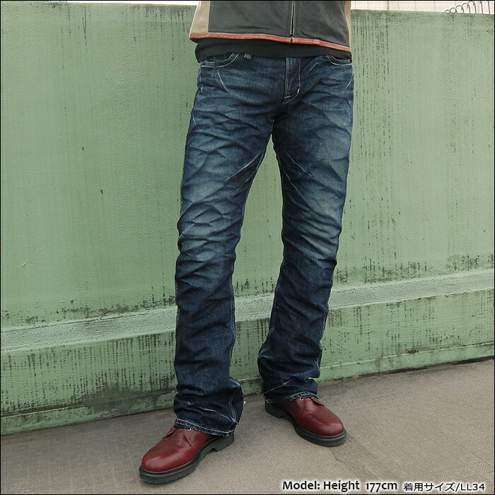 BLUEWAY(ブルーウェイ) ENGINEER FLARE CUT [M1635-5435] フレアカット メンズ デニム ジップフライ ストレッチツイストブルーNEXT加工 ジーンズ ジーパン Gパン 【smtb-kd】【RCP】【\27,500】