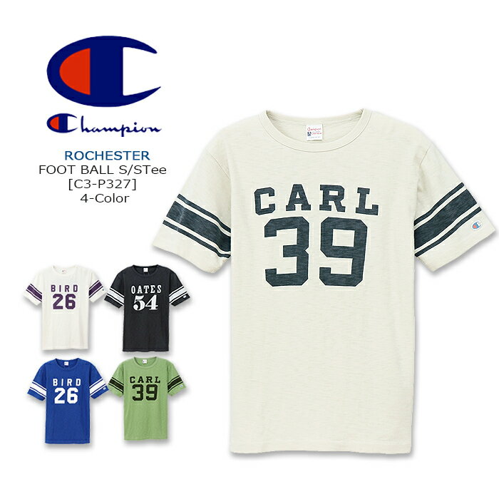 CHAMPION(チャンピオン)ROCHESTER COLLECTION FOOTBALL S/S Tee [C3-P327] ロチェスター　フットボール TシャツVintage Jersey アメカジ メンズ【\6,490】【smtb-kd】【RCP】