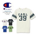 CHAMPION(チャンピオン)ROCHESTER COLLECTION FOOTBALL S/S Tee  ロチェスター　フットボール TシャツVintage Jersey アメカジ メンズ