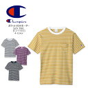 CHAMPION(`sI) BORDER S/S TEE [C3-T303]BASIC{[_[ ȁ@TVc K[gEHbV x[VbN|Pbgt Yy\3,190zysmtb-kdzyRCPz