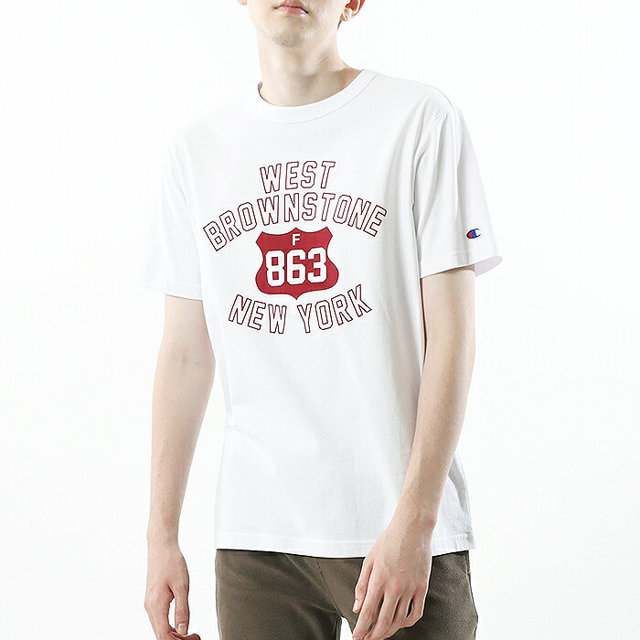 CHAMPION(チャンピオン) プリント S/S TEE [C3-V345]BASICカレッジ 綿　半袖Tシャ...