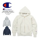 CHAMPION(`sI) Reverse Weave Zip Hooded Sweat [C3-W103] o[XEB[u XEFbg p[J P^O  WbvAbv 11.5oz S[hWbp[ N Yy\11,880zysmtb-kdzyRCPz