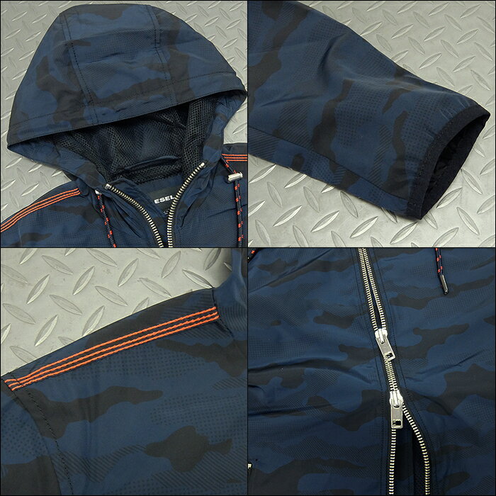 DIESEL(ディーゼル) CAMO NYLON JACKET @ J-MEL [S5AK BAQB] ナイロンジャケット ...