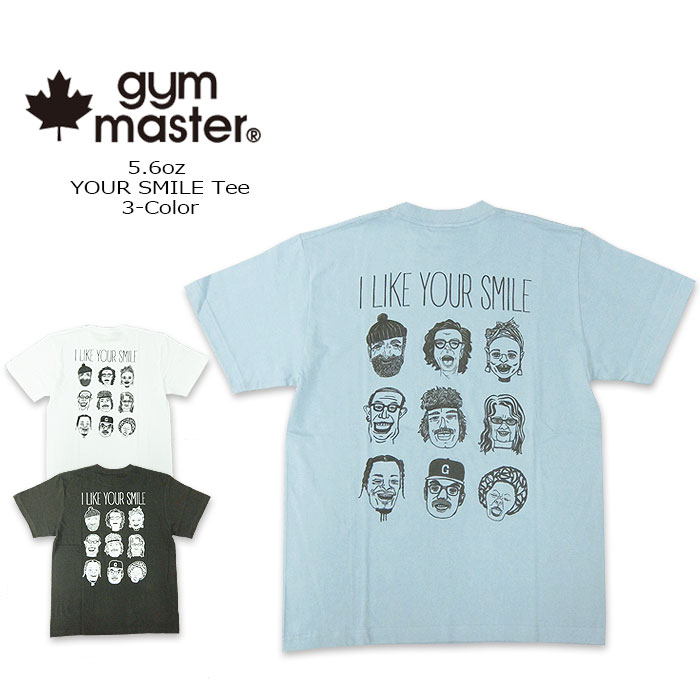 gym master(����ޥ�����) 5.6oz YOUR SMILE S/S Tee [G351710] ȾµT����ĳ� �� �����ȥɥ� ��� ��ǥ�����\...