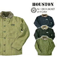 HOUSTON コート メンズ HOUSTON(ヒューストン) N-1 DECK JACKET[5N-1X] 【タイトモデル】ミリタリー N1 デッキジャケット アメカジ メンズ アウター 米海軍(U.S.NAVY)【雑誌掲載商品】【\30,580】【smtb-kd】【RCP】