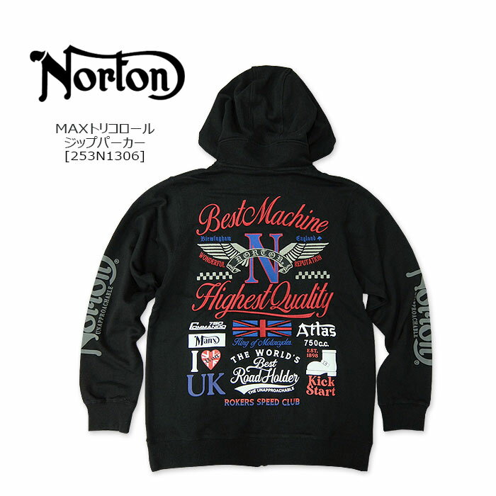 NORTON(�m�[�g��) MAX �g���R���[�� �W�b�v�p�[�J�[[253N1306] �t�[�h�X�E�F�b�g �����h�J �W�b�v�X�E�F�b�g�@�p�[�J�[ ���� \13,990  RCP 