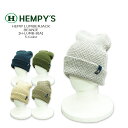 ヘンプ 帽子（メンズ） HEMPY'S(ヘンピーズ) HEMP LUMBERJACK EANIE[H-LUMB-BEA] 5-Colorエコ コットン ヘンプ 麻 男女共用 帽子 KNITCAP USA アメリカ製　ビーニー【\8,690】【RCP】