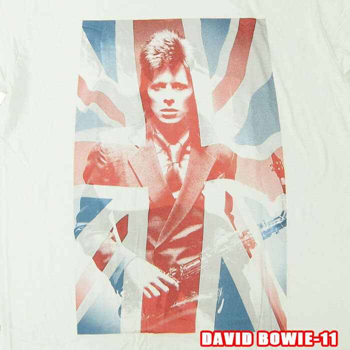 ROCK TEEDAVID BOWIE-11 デビッドボーイ UNION JACK ロックTシャツ バンドTシャツ ROCK T バンT 【smtb-kd】【RCP】英国/米国のオフィシャルライセンス