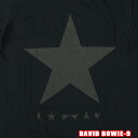 ROCK TEEDAVID BOWIE-9[frbh{[C] BLACK STAR bNTVc ohTVc ROCK T oT ysmtb-kdzyRCPzp/č̃ItBVCZX