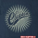 ROCK TEE Eric Clapton-2  （ロックTシャツ/バンドTシャツ) LOGO RAYS英国/米国のオフィシャルライセンス