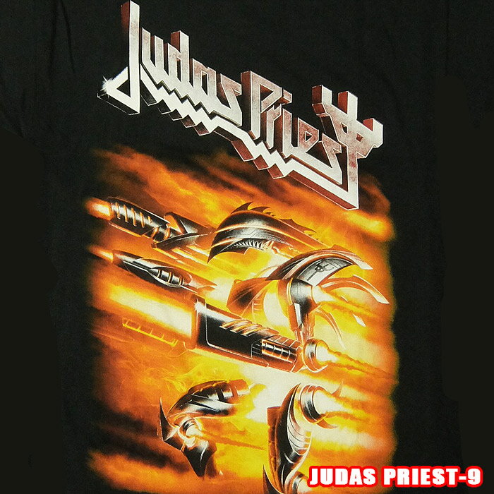 ROCK TEE JUDAS PRIEST-9 FIREPOWER ALUBUM ロックTシャツ バンドTシャツ ROCK T バンT 英国/米国のオフィシャルライセンス