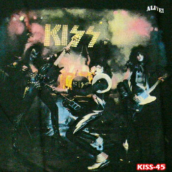 ROCK TEE KISS-45[キッス] ALIVE メール便送料無料 ロックTシャツ バンドTシャツ 【smtb-kd】【RCP】