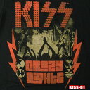 ROCK S/S TEE KISS-61[LbX] CRAZY NIGHT@T bNTVc ohTVc ysmtb-kdzyRCPzp/č̃ItBVCZX