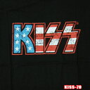 ROCK S/S TEE KISS-70[LbX] FLAG LOGO @T bNTVc ohTVc ROCK T oT ysmtb-kdzyRCPzp/č̃ItBVCZX