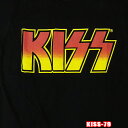 ROCK TEE KISS-79LbX] Classic Logo bNTVc ohTVc ROCK T oTyRCPzp/č̃ItBVCZX