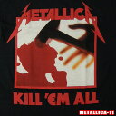 ROCK TEE METALLICA-11[^J] KILL EM ALL TRACKS bNTVc ohTVc ROCK T oT p/č̃ItBVCZX ysmtb-kdzyRCPz