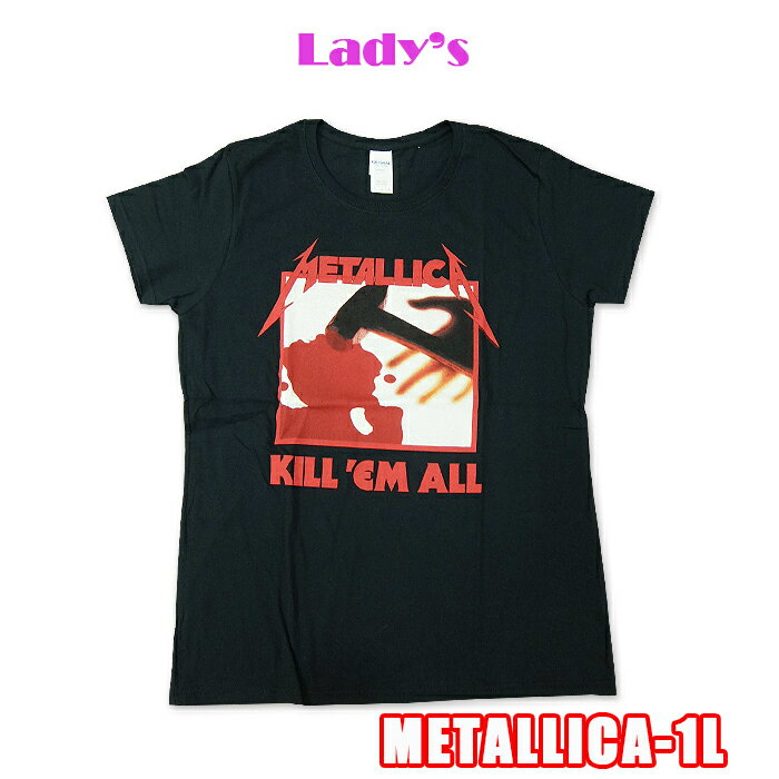 ROCK TEE Lady's METALLICA-1L[メタリカ] レディス KILL EM ALL TRACKS ロックTシャツ バンドTシャツ 英国/米国のオフィシャルライセンス 【smtb-kd】【RCP】