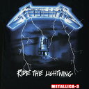 ROCK TEE METALLICA-3[^J] Ride The Lightening bNTVc ohTVc p/č̃ItBVCZX oTyRCPz