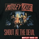 ROCK TEE MOTLEY CRUE-26g[N[]Shout At The Devilp/č̃ItBVCZXTEE bNTVc/ohTVc ysmtb-kdzyRCPz