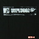 MOVIE TV TEE MTV-4 エムティービー UNPLUGGEDミュージックテレビジョン 英国/米国のオフィシャルライセンスTEE ロックTシャツ/バンドTシャツ Music television【smtb-kd】【RCP】