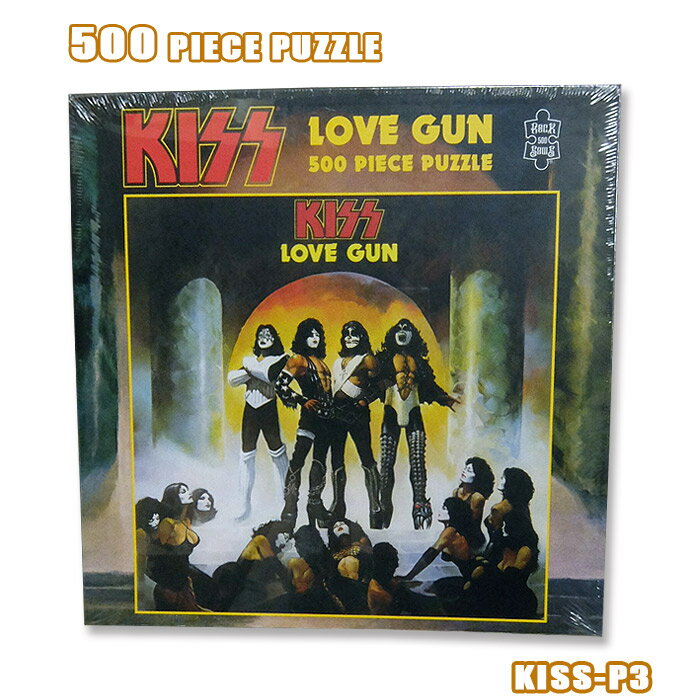 ROCK JIGSAW PUZZLE KISS-P3 [キッス] LOVE GUN 500PIECE ジグソーパズル 500ピース 【RCP】