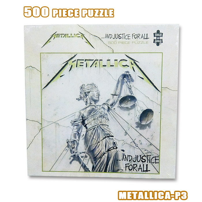 ROCK JIGSAW PUZZLE METALLICA-P3 [メタリカ] AND JUSTICE FOR ALL 500PIECE ジグソーパズル 500ピース 【RCP】