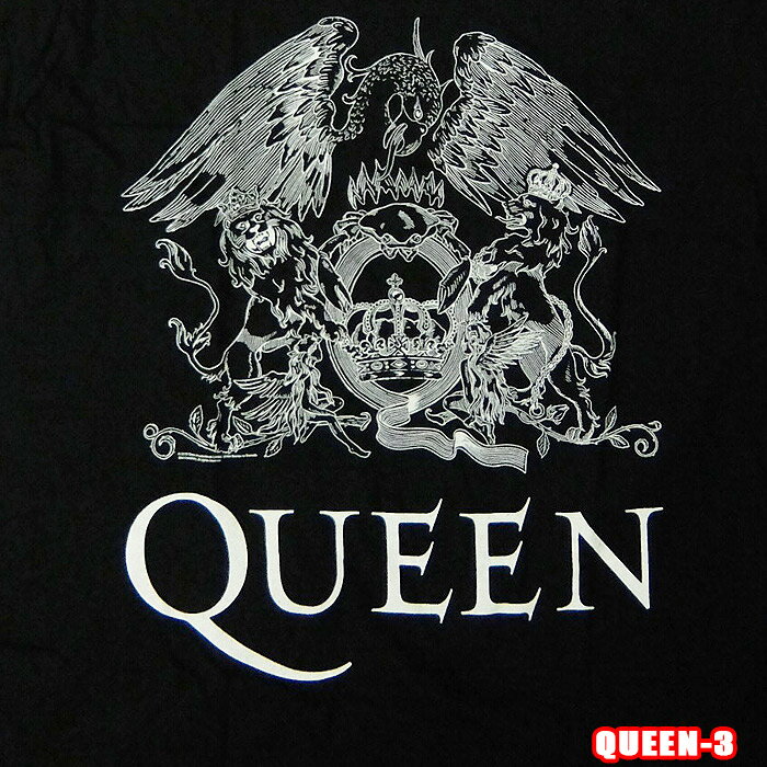 Rakuten - ROCK TEE QUEEN-3 [クイーン] White Logo ロックTシャツ バンドTシャツ 【smtb-kd】【RCP】英国/米国のオフィシャルライセンス