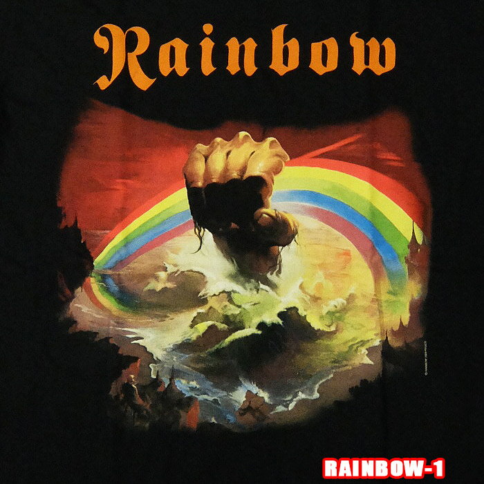 ROCK TEE RAINBOW-1 レインボー RISING ロックTシャツ/バンドTシャツ 【smtb-kd】【RCP】英国/米国のオフィシャルライセンス