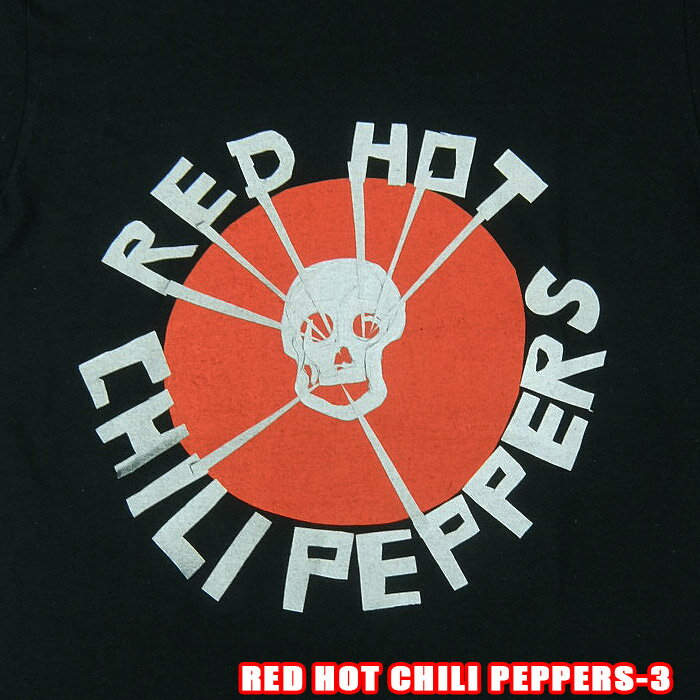 ROCK TEE RED HOT CHILI PEPPERS-3 レッドホットチリペッパーズ Flea Skull ロックTシャツ バンドTシャツ ROCK T バンT【smtb-kd】【RCP】英国/米国のオフィシャルライセンス