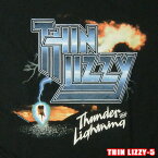 ROCK TEE THIN LIZZY-5[シン・リジィ]THUNDER AND LIGHNING ロックTシャツ/バンドTシャツ 【smtb-kd】【RCP】英国/米国のオフィシャルライセンス