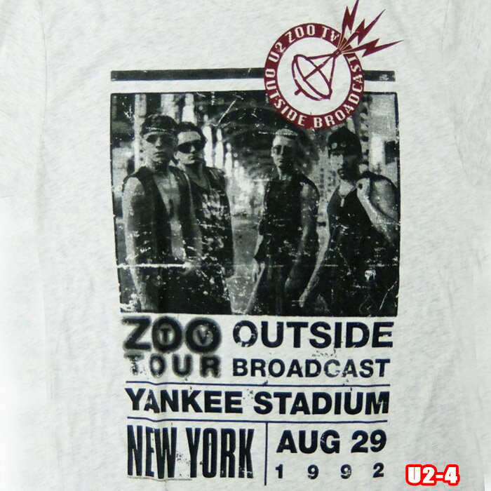 Rakuten - ROCK TEE U2-4[ユーツー] ZOO OUTSIDE TOURロックTシャツ バンドTシャツ ROCK T バンT【RCP】英国/米国のオフィシャルライセンス