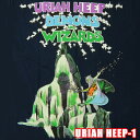 ROCK TEE URIAH HEEP-1 @Navy DEMONS AND WIZARDS ロックTシャツ バンドTシャツ ROCK T バンT英国/米国のオフィシャルライセンス